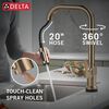 Touch2O&reg; with Touchless Technology Single Handle Pull-Down Kitchen Faucet