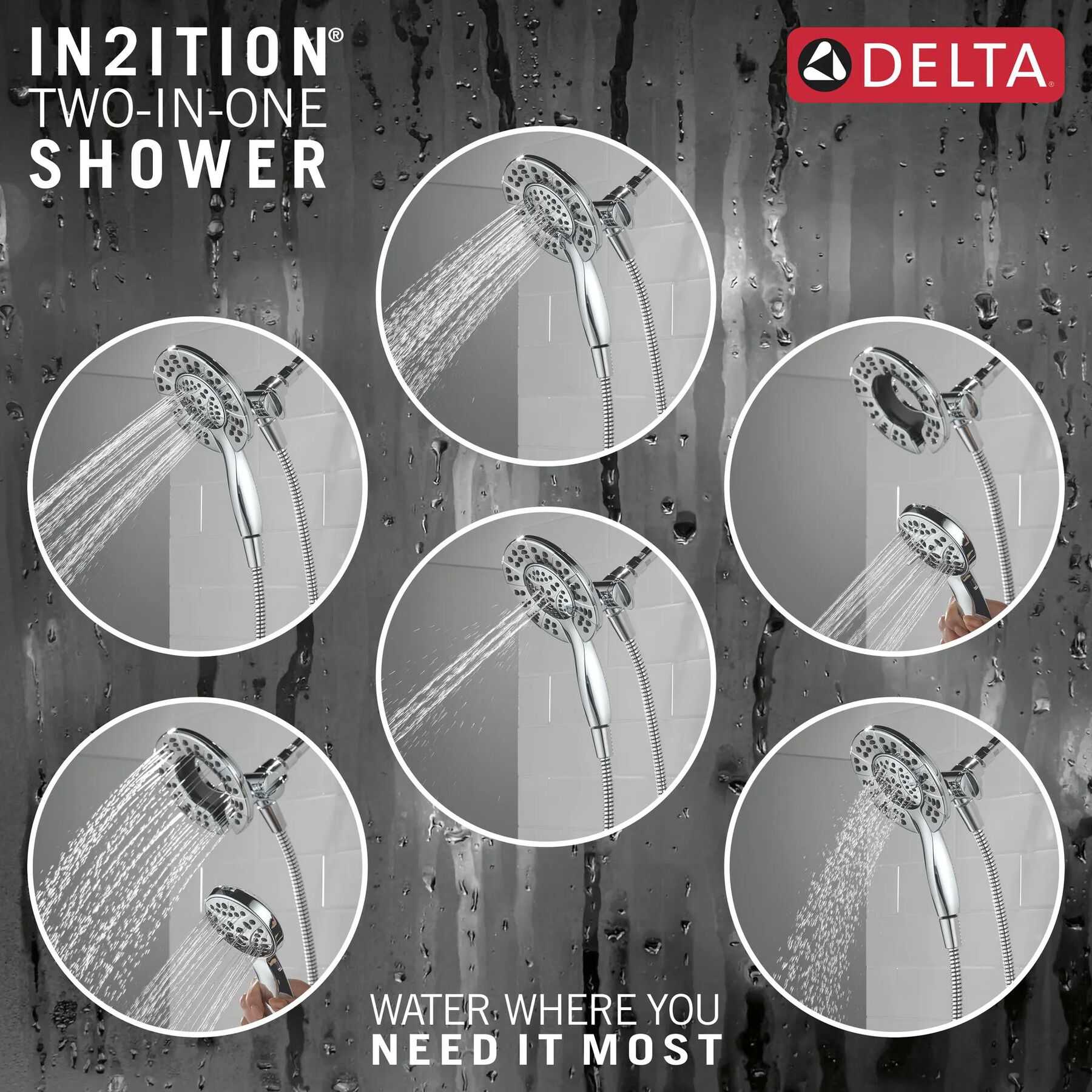 Shower Trim with High-Flow Rough Bundle