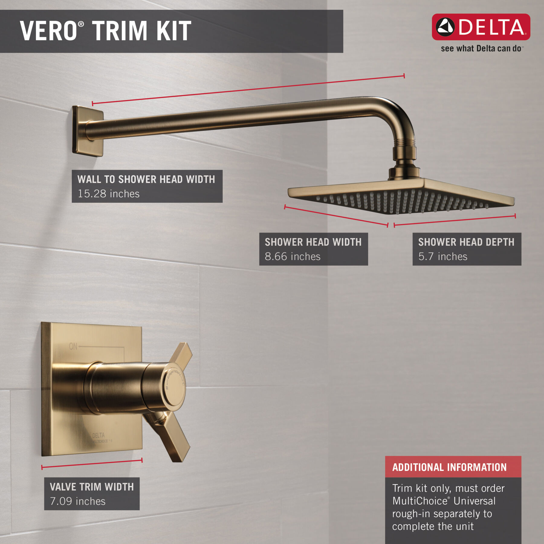 Thermostatic Shower Trim 17T (Recertified)