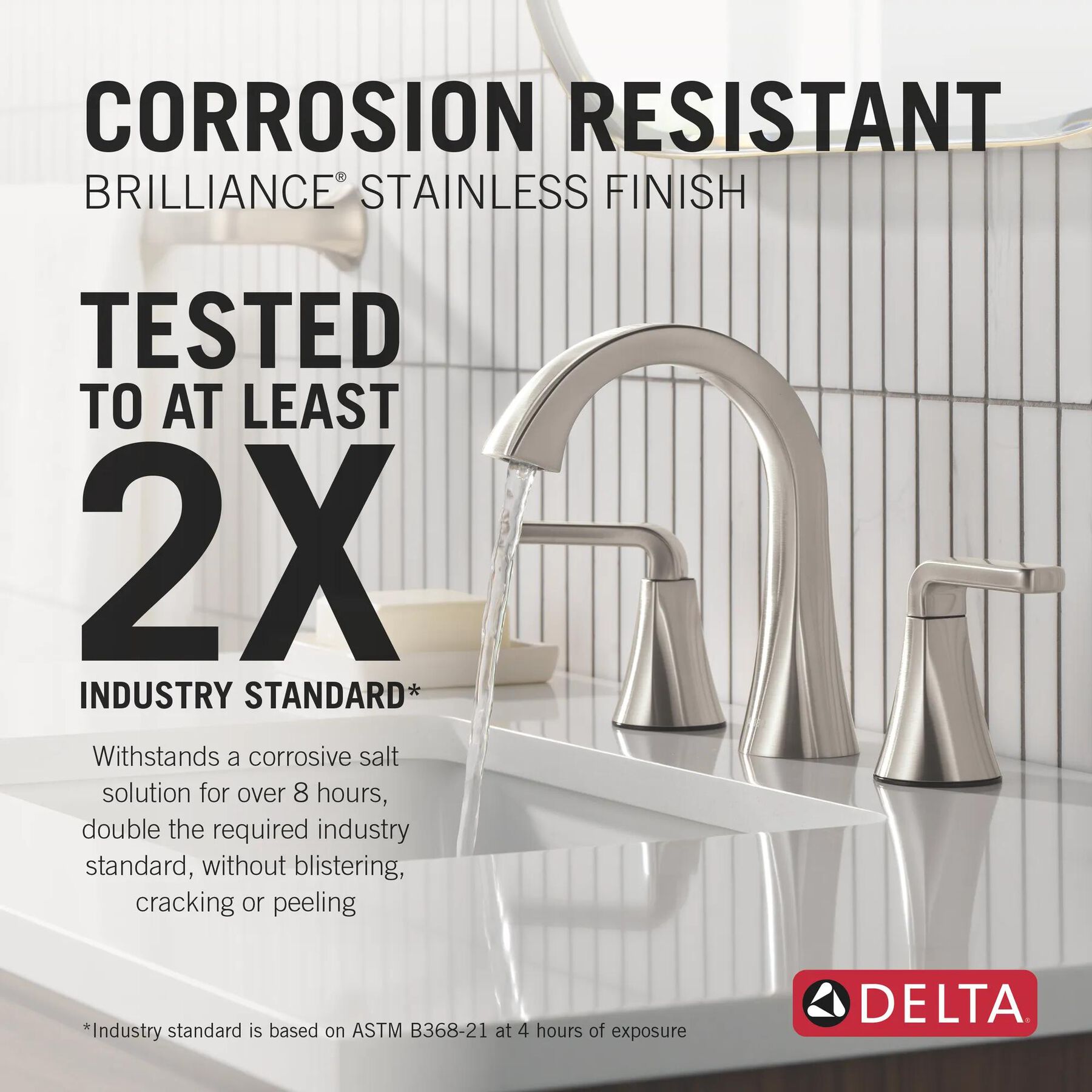 Two Handle Widespread Bathroom Faucet
