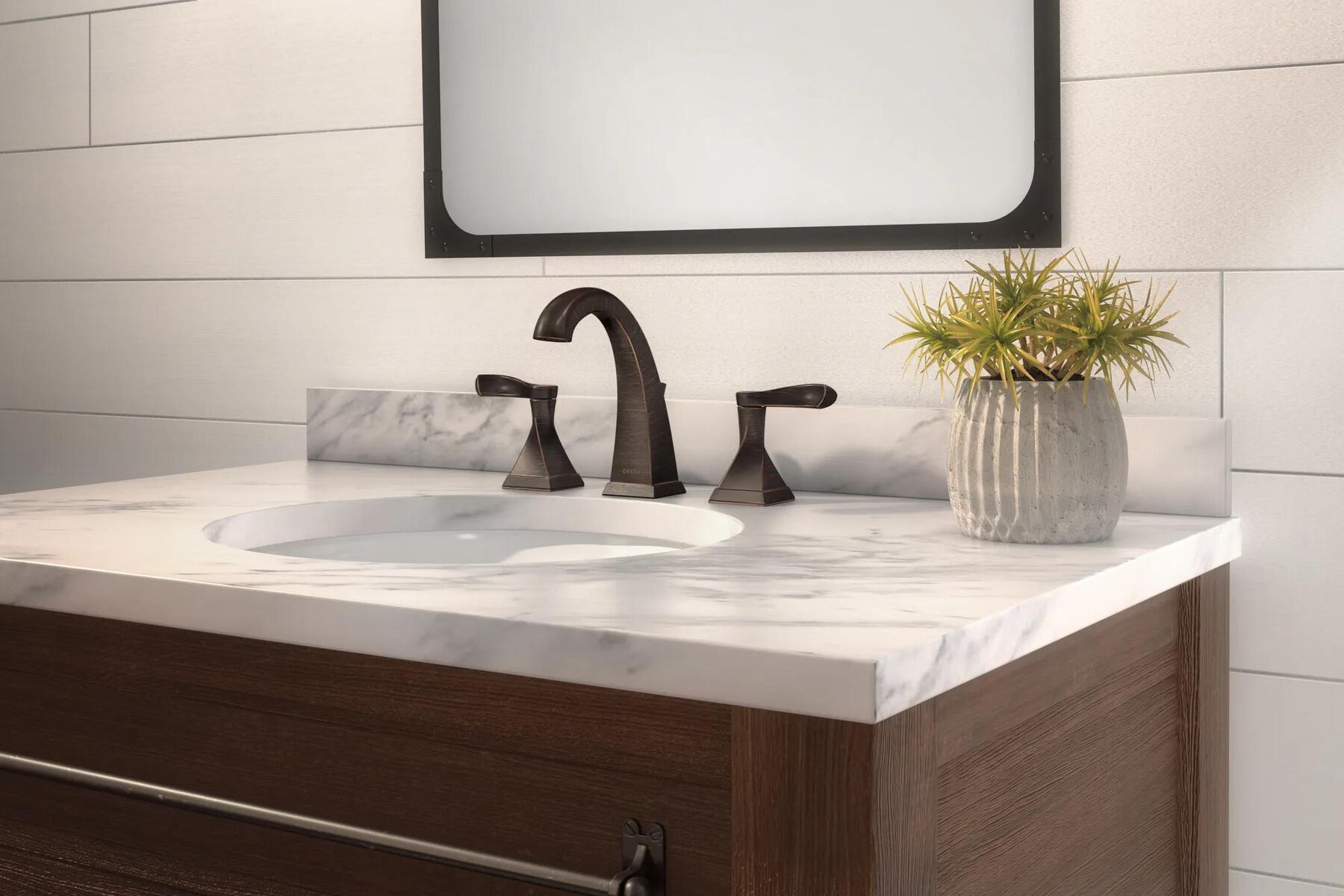 Two Handle Widespread Bathroom Faucet
