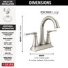 Two Handle Centerset Bathroom Faucet