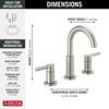 Widespread Lavatory Faucet with Tub Shower Trim Bundle - 14 Series