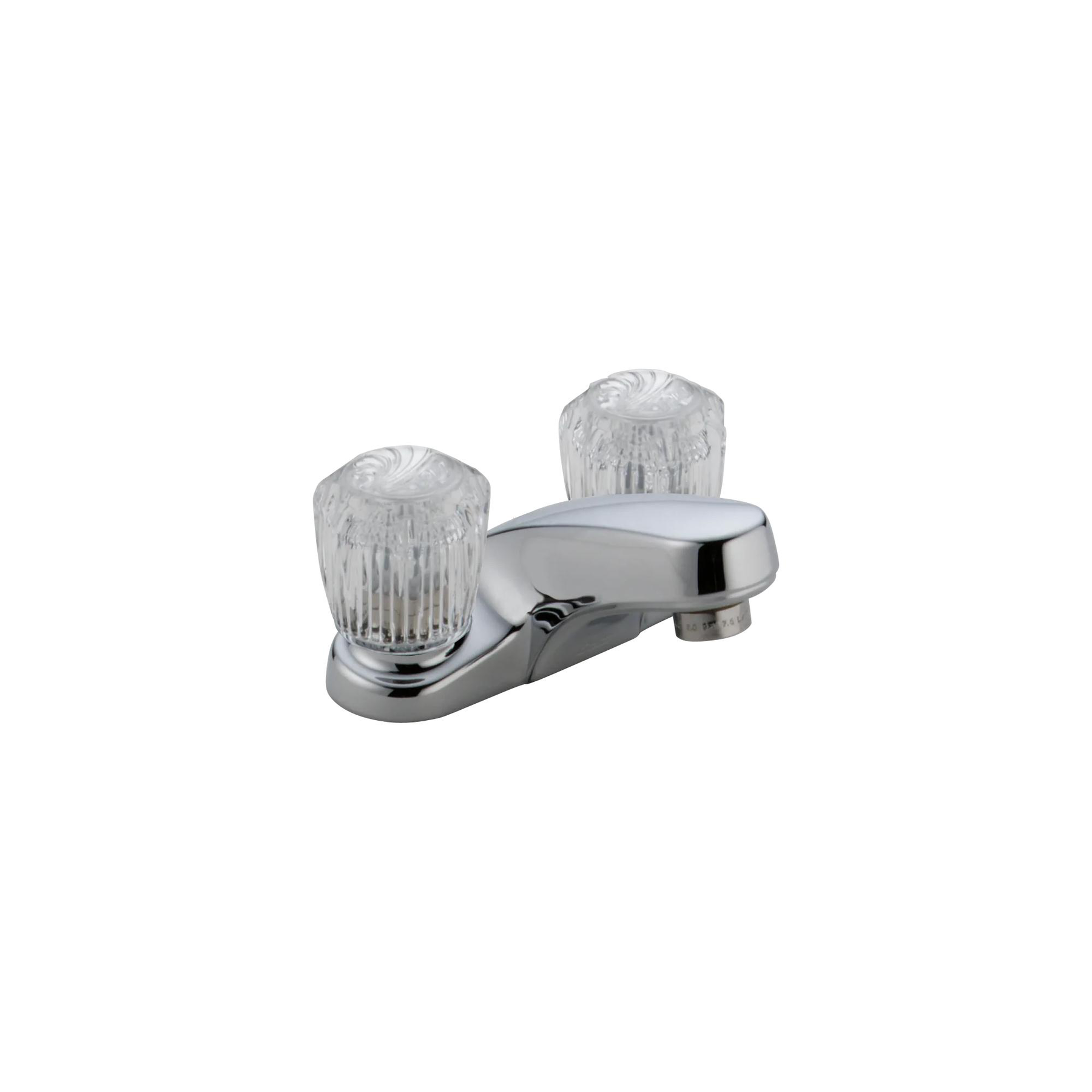 Two Handle Centerset Lavatory Faucet - Less Pop-Up
