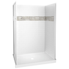 48'' x 74" x 34'' Shower Wall Set