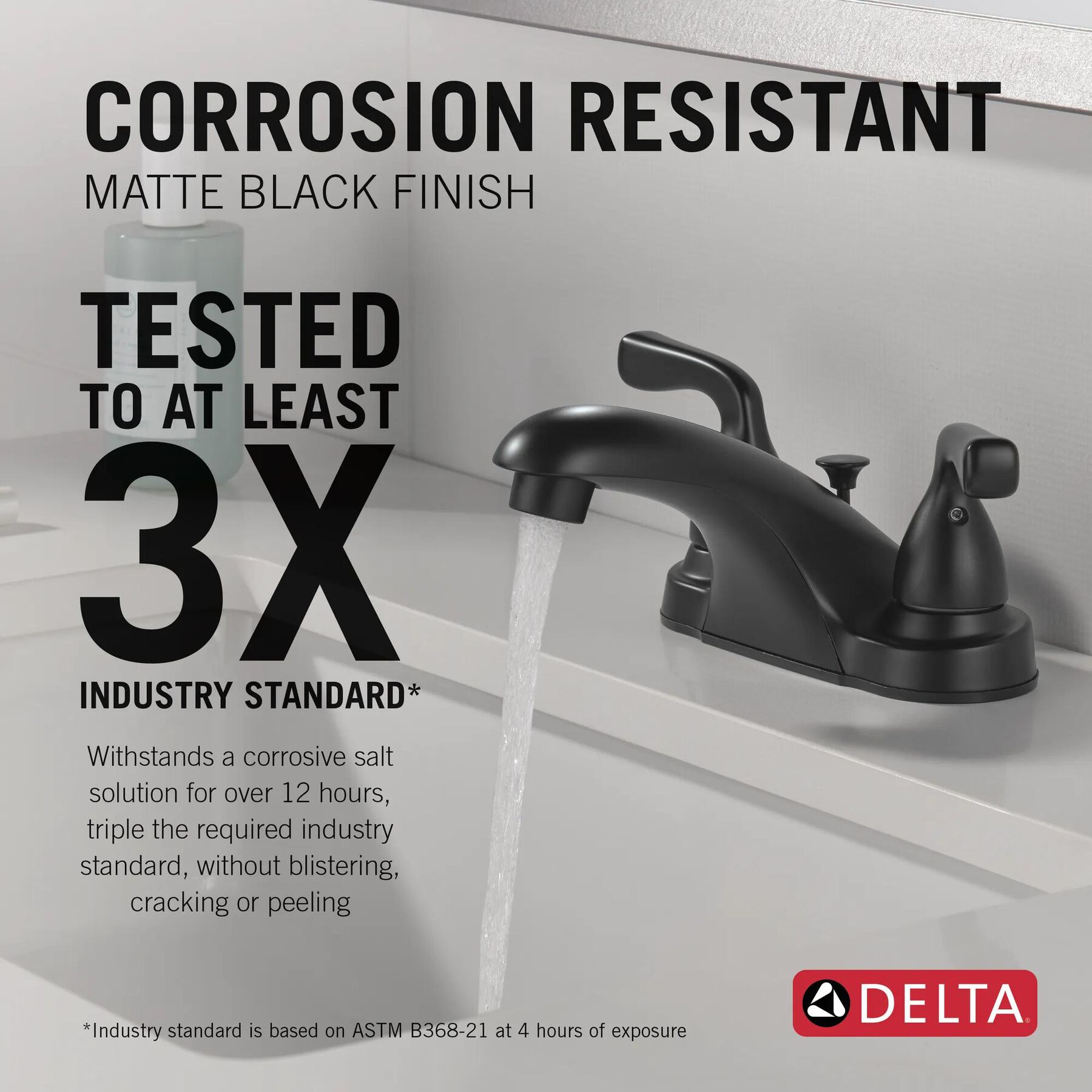 Two Handle Centerset Bathroom Faucet
