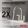 Two Handle Centerset Pull-Down Bathroom Faucet