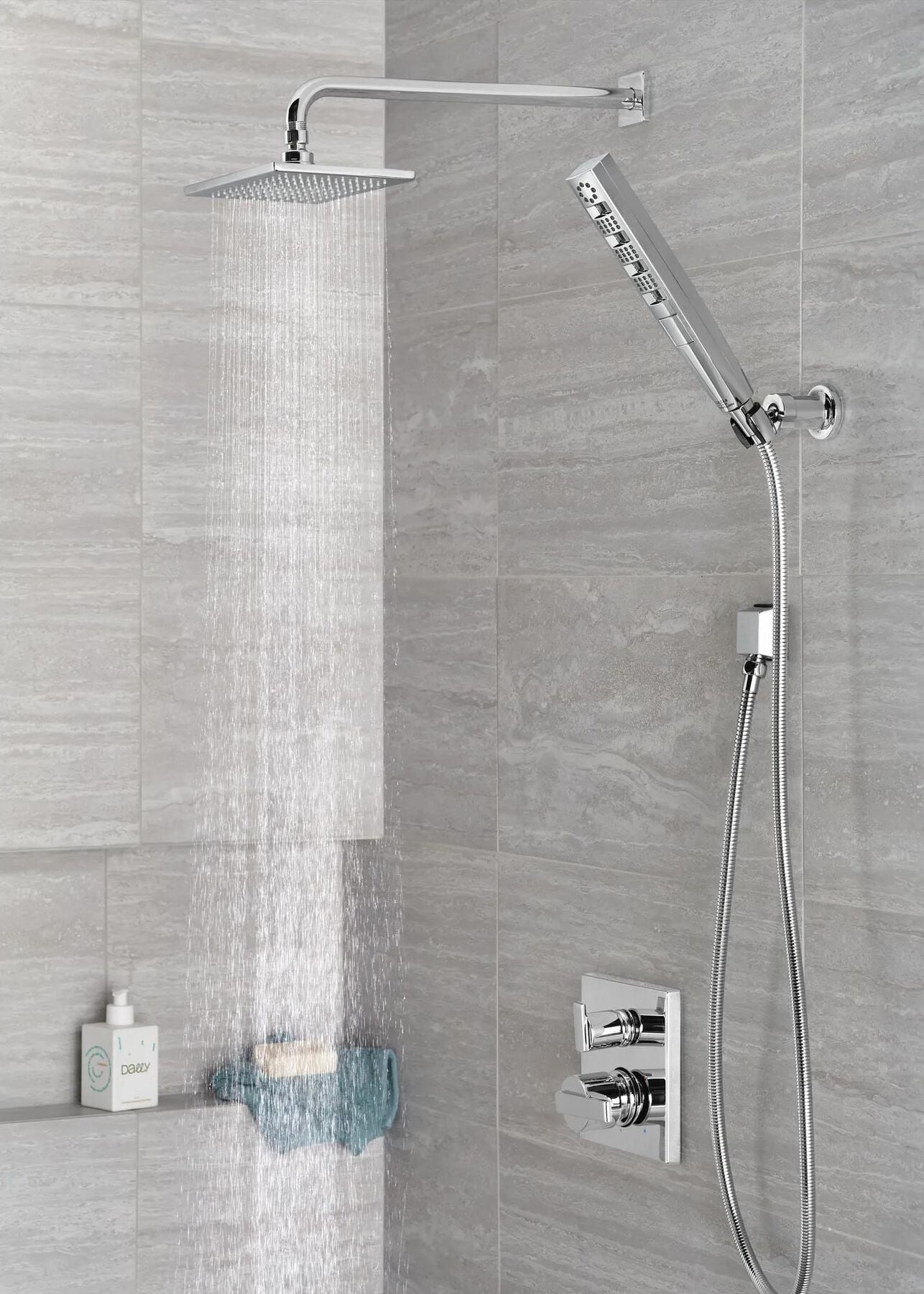 3-Setting Custom Shower Bundle with Raincan - 14 Series
