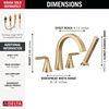 Roman Tub Trim with Hand Shower