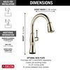 Single Handle Pull-Down Kitchen Faucet with Touch<sub>2</sub>O&reg; and ShieldSpray&reg; Technologies (Recertified)
