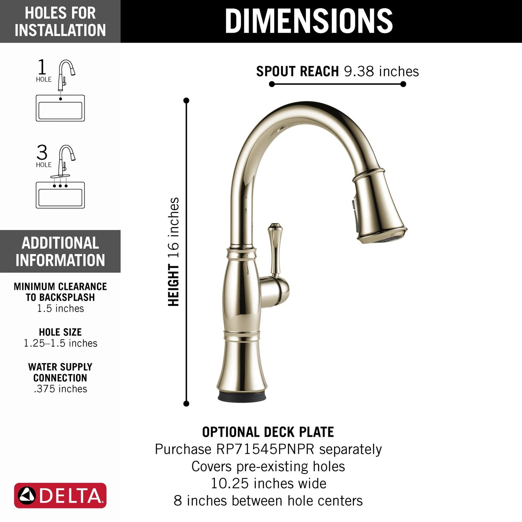 Single Handle Pull-Down Kitchen Faucet with Touch<sub>2</sub>O&reg; and ShieldSpray&reg; Technologies (Recertified)