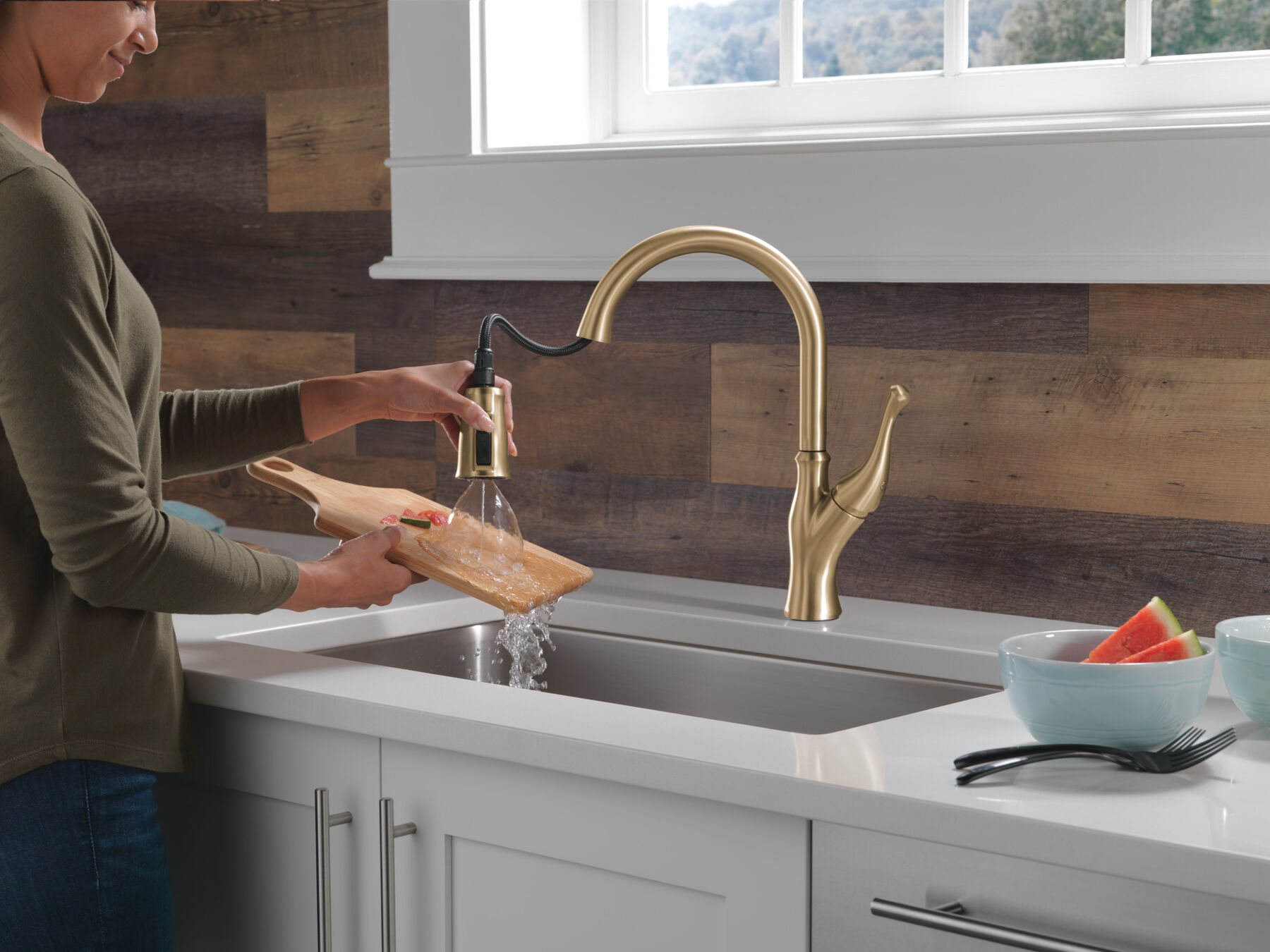 Pull-Down Kitchen Faucet (Recertified)