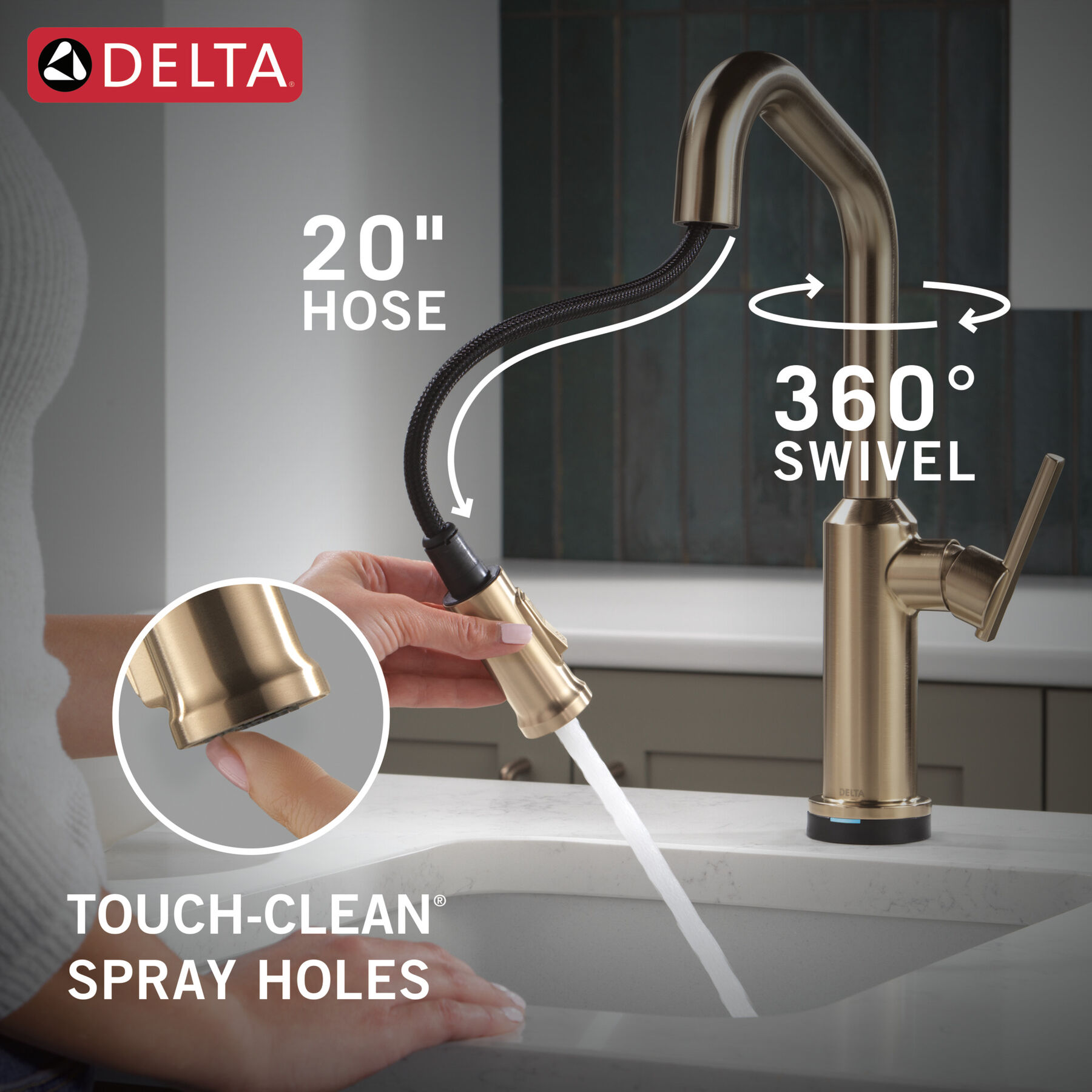 Touch2O&reg; Bar / Prep Faucet with Touchless Technology