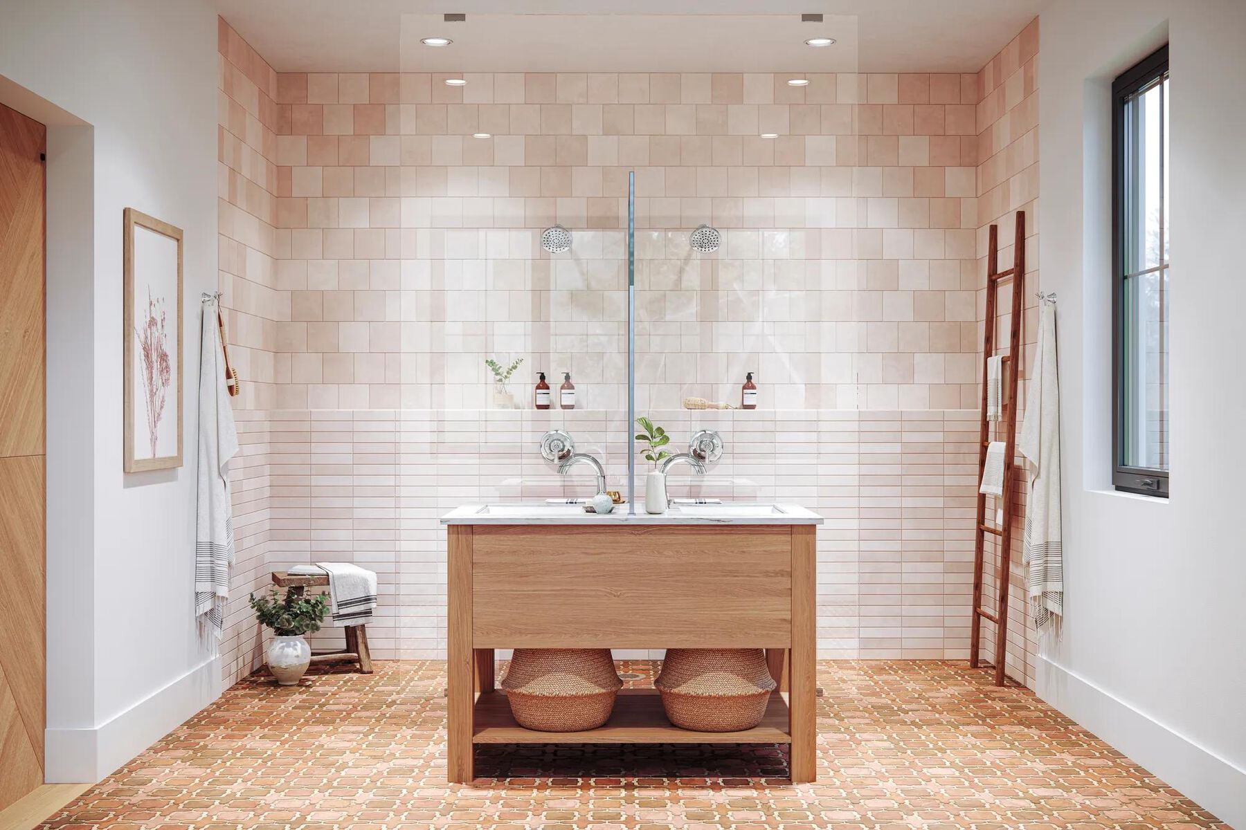 Single Handle Pull-Down Bathroom Faucet