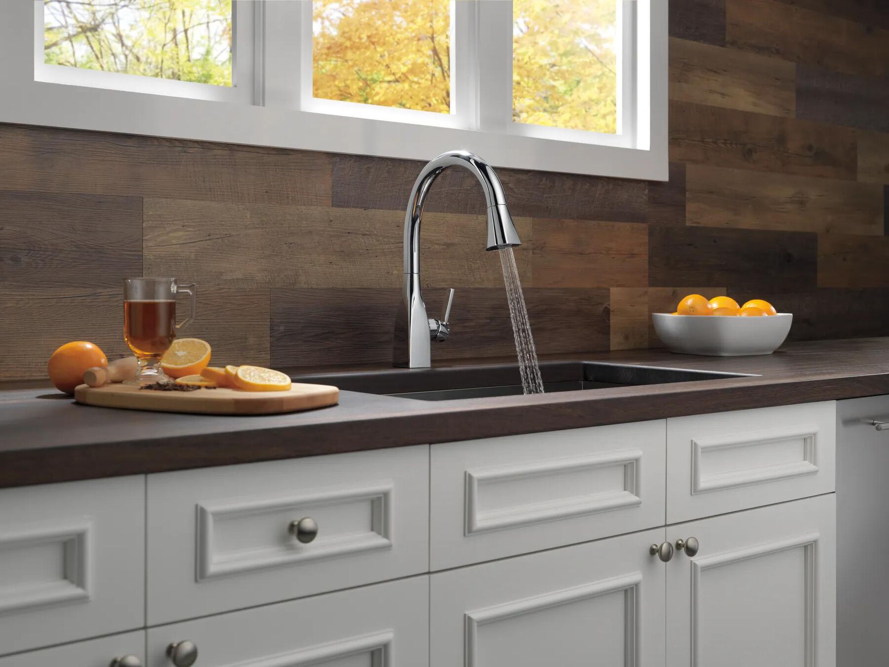 Single Handle Pull-Down Kitchen Faucet with ShieldSpray&reg; Technology