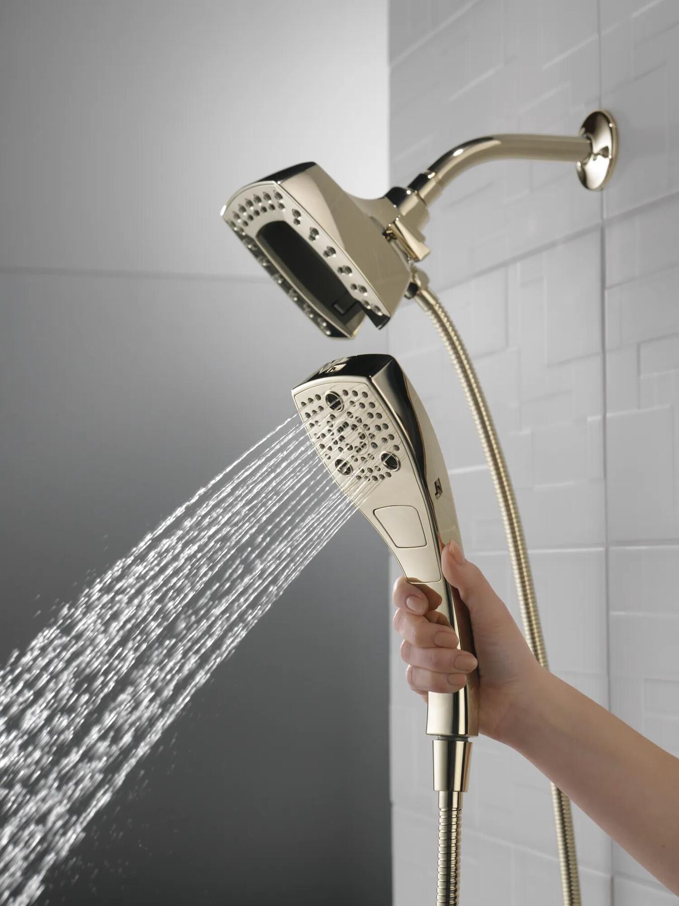 H<sub>2</sub>Okinetic&reg; In2ition&reg; 5-Setting Two-in-One Shower (Recertified)