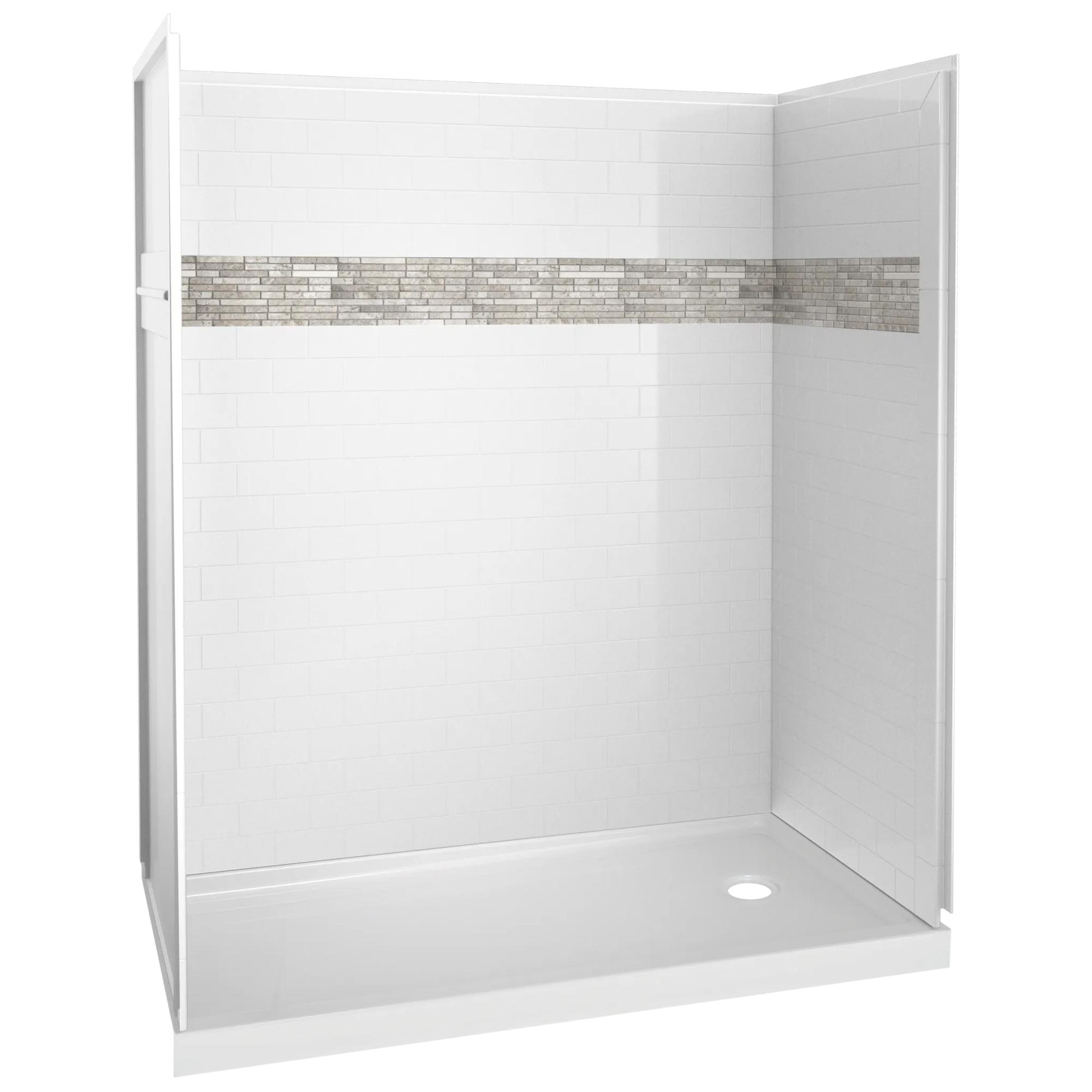 60" x 32" Shower Base - Right Drain