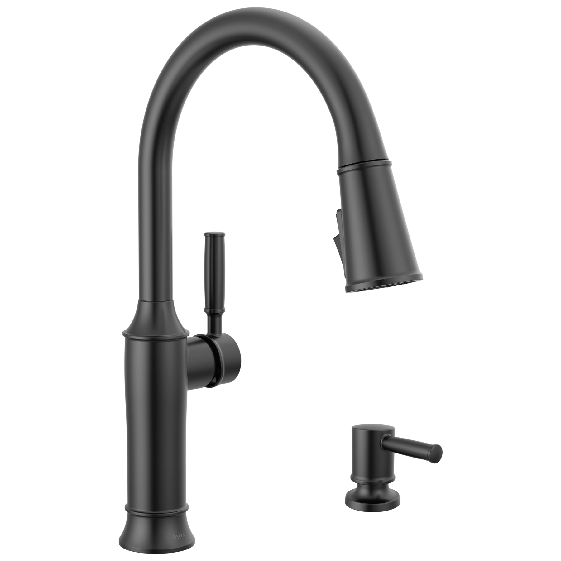 Pull-Down Kitchen Single Handle with Soap Dispenser Bundle