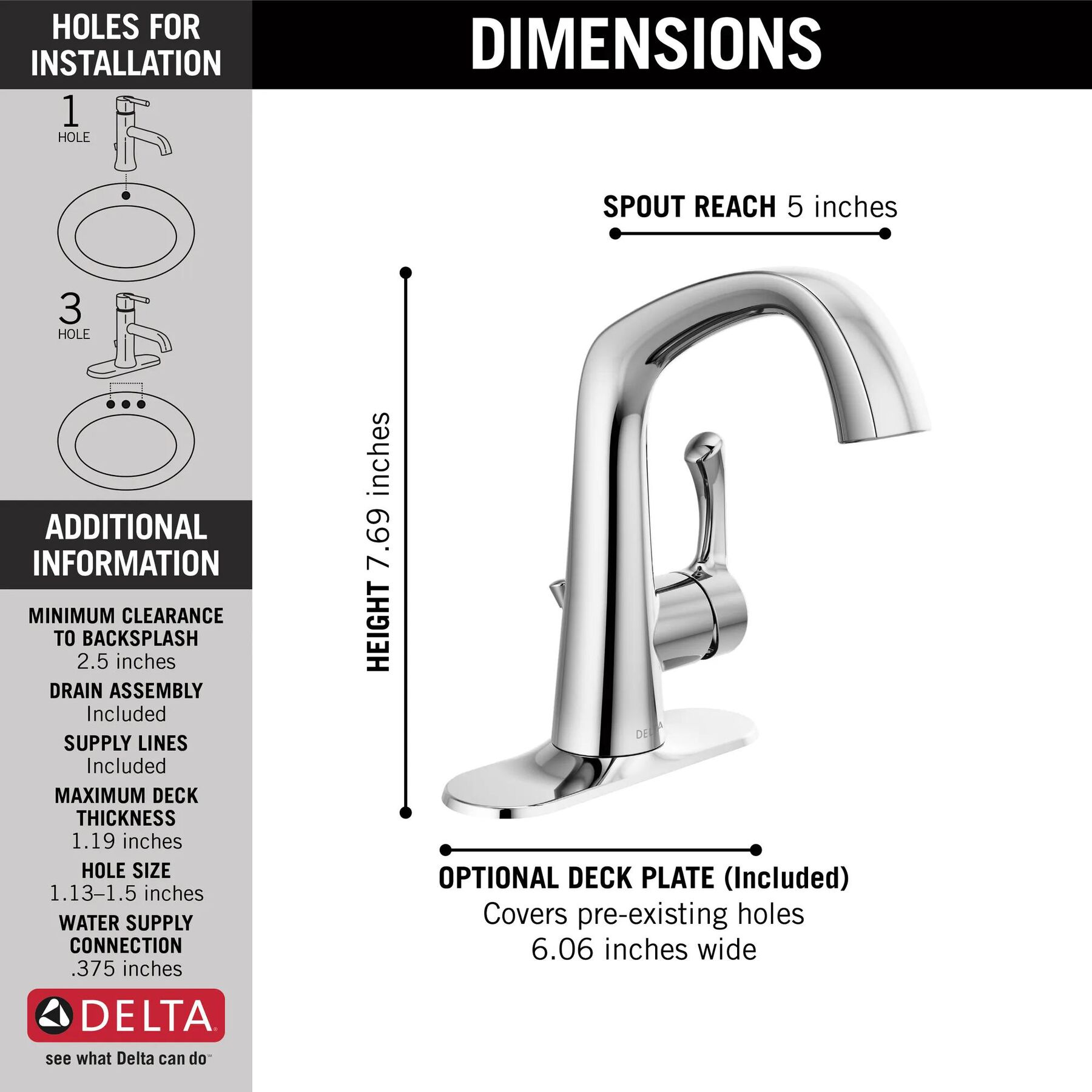 Single Handle Centerset Faucet