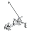 Two Handle 8 In Wallmount Service Sink Faucet