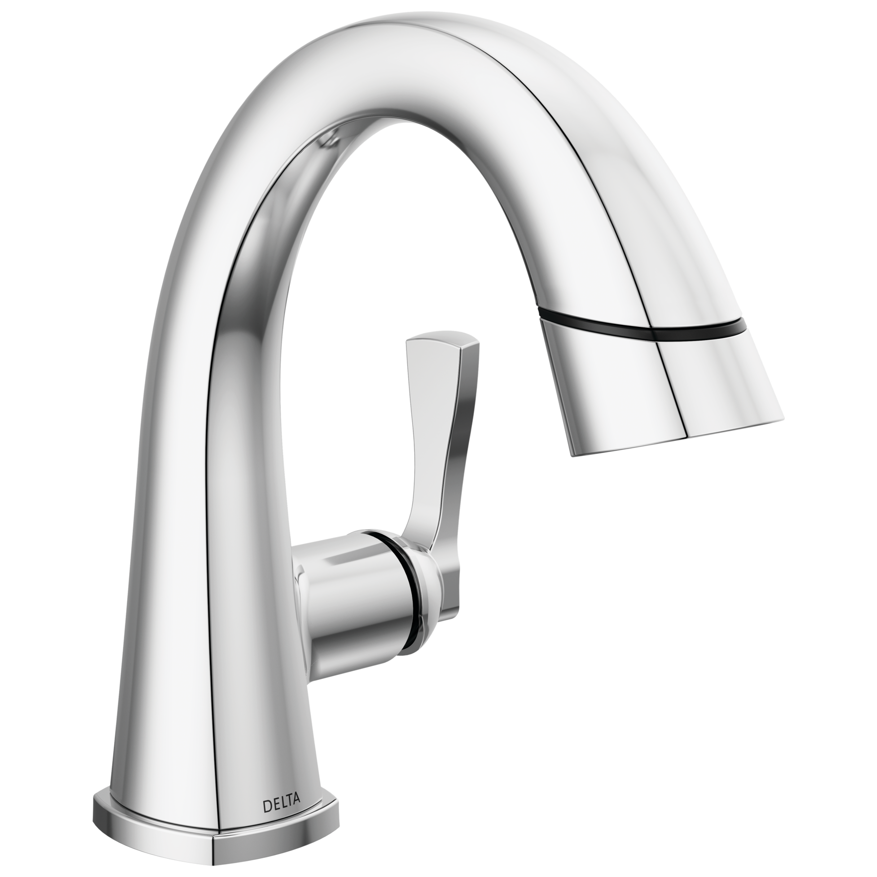 Single Handle Pull-Down Bathroom Faucet