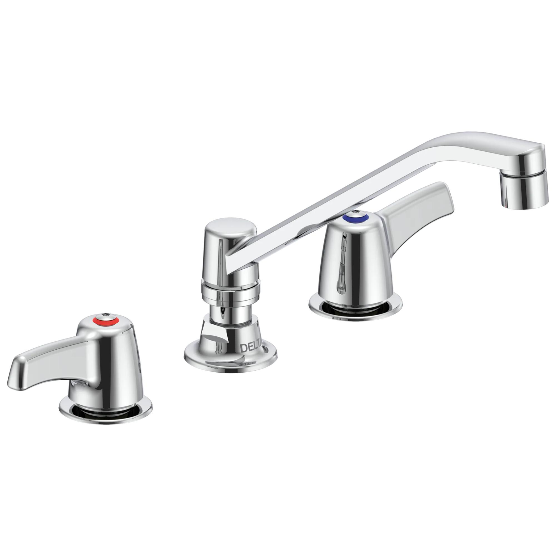 Two Handle 8 In Below Deck-Mount Faucet