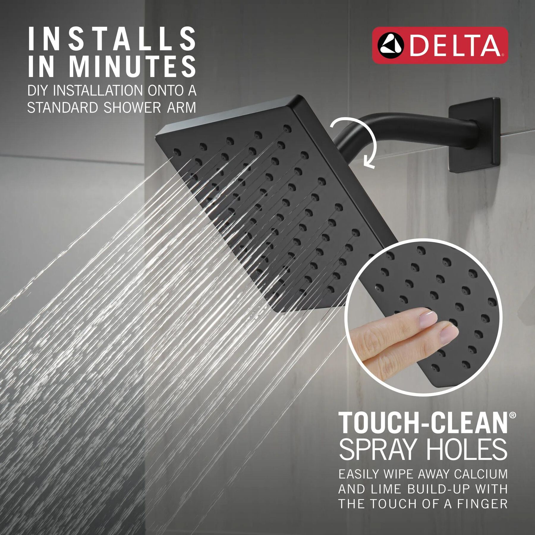 Single-Setting Shower Head