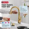 Single Handle Pull-Down Kitchen Faucet with Touch<sub>2</sub>O&reg; Technology