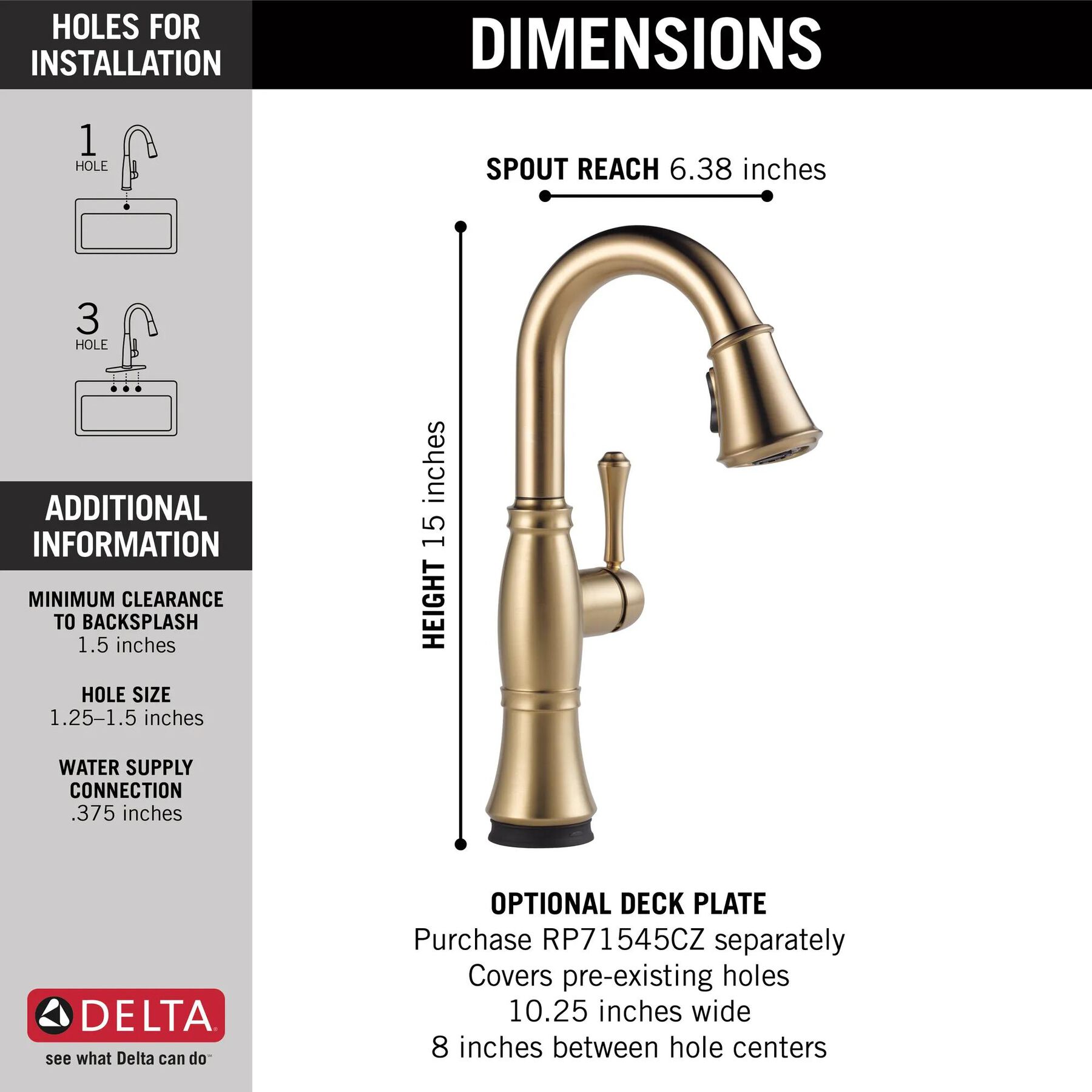 Single Handle Pull-Down Bar/Prep with Touch<sub>2</sub>O&reg; Technology (Recertified)