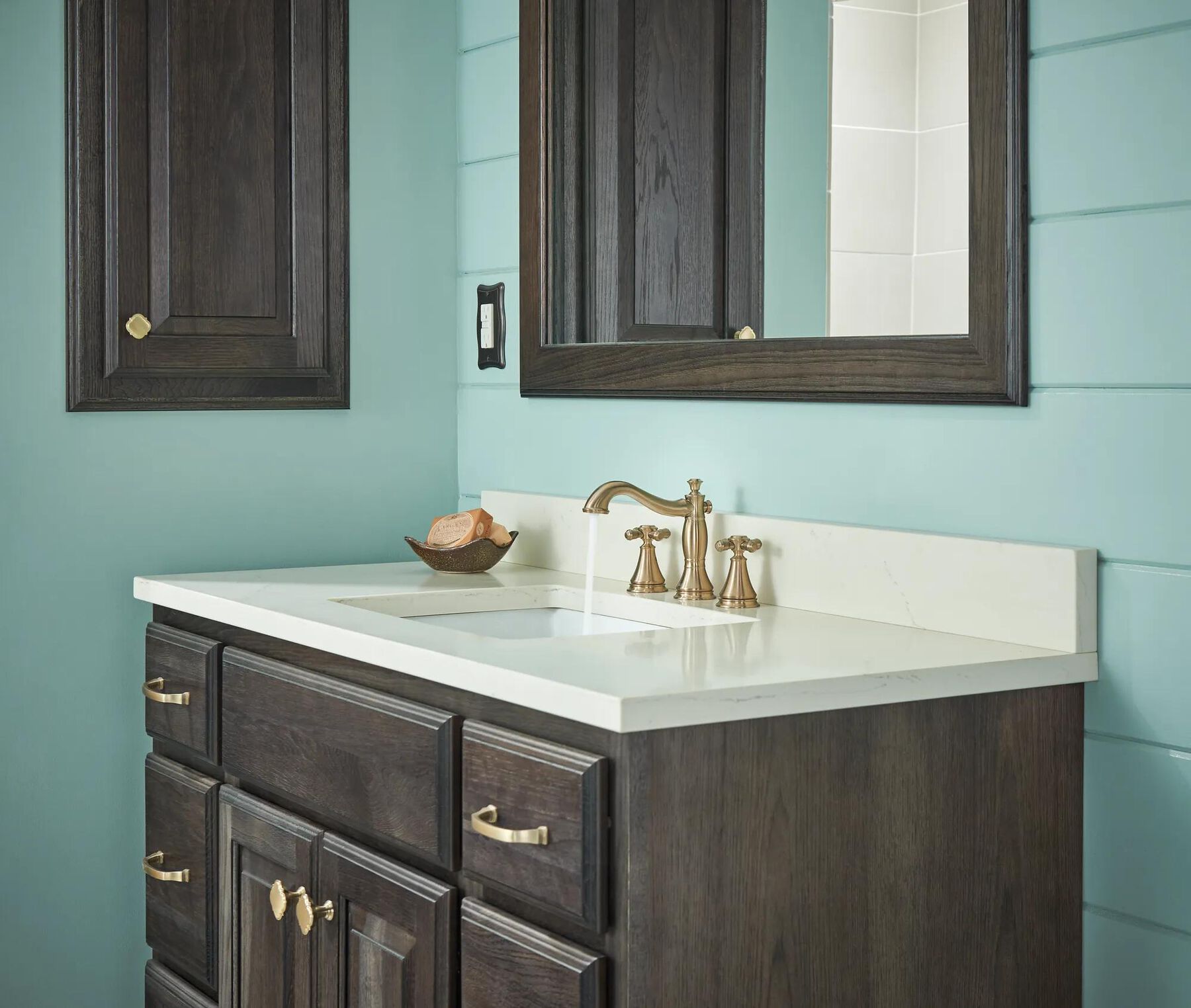 Metal Cross Handle Set - Deck Mount Bathroom & Bidet