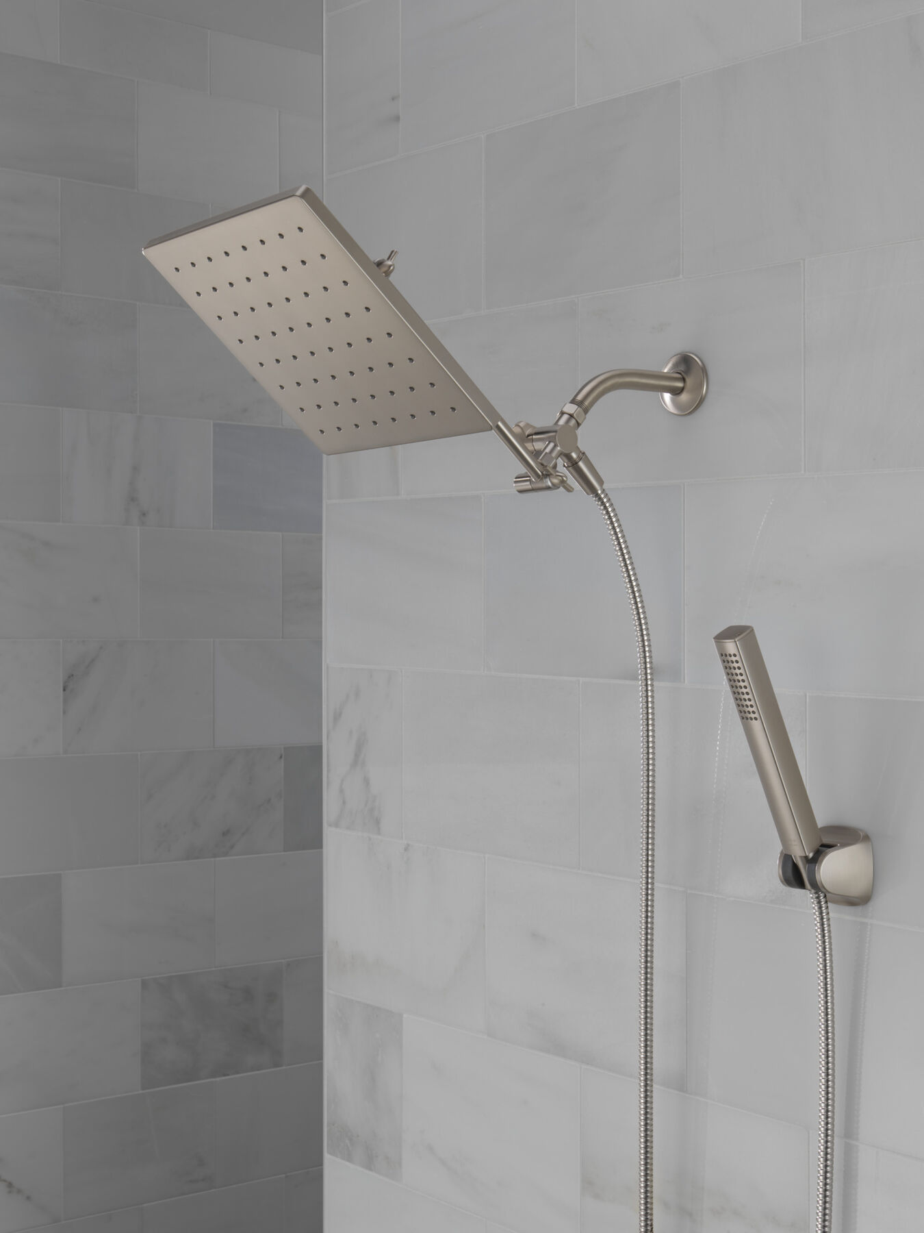Monitor 14 Series Shower Trim with 10-Inch Raincan Combination Showerhead Bundle