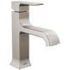 Single Handle Bathroom Faucet Curved Spo (Recertified)