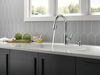 Single Handle Pull-Down Kitchen Faucet with Soap Dispenser and ShieldSpray &reg; Technology (Recertified)