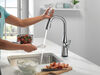 Single Handle Pull-Down Bar/Prep Faucet with Touch<sub>2</sub>O&reg; Technology
