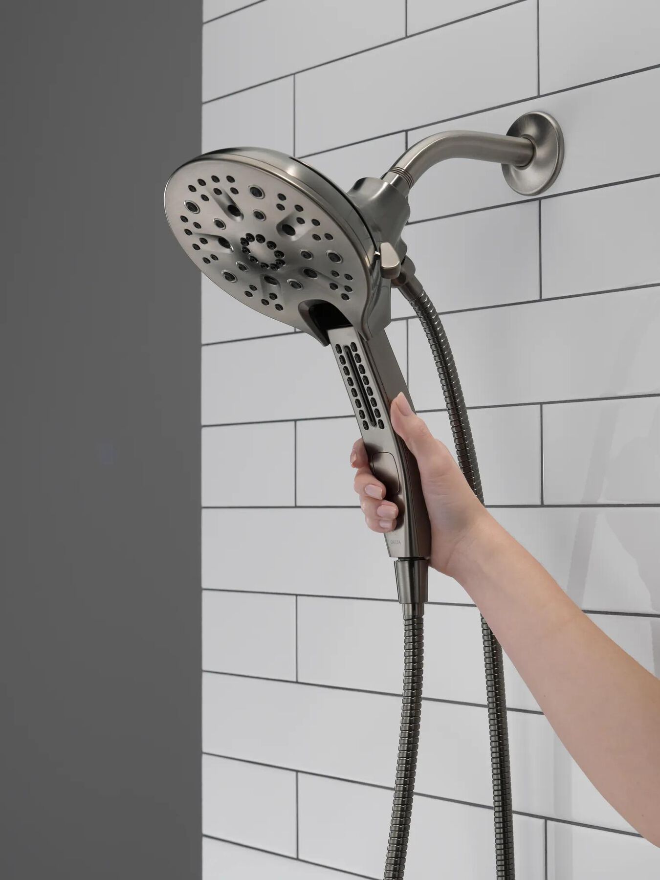 In2ition&reg; H<sub>2</sub>Okinetic&reg; 5-Setting Two-in-One Shower