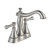 Two Handle Centerset Bathroom Faucet - Metal Pop-Up (Recertified)