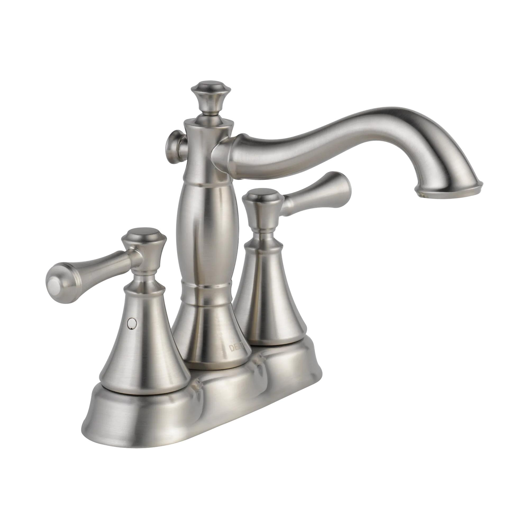 Two Handle Centerset Bathroom Faucet - Metal Pop-Up (Recertified)