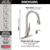 Single Handle Pull-Down Kitchen Faucet