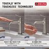Single Handle Bathroom Faucet with Touch20 with Touchless Technology