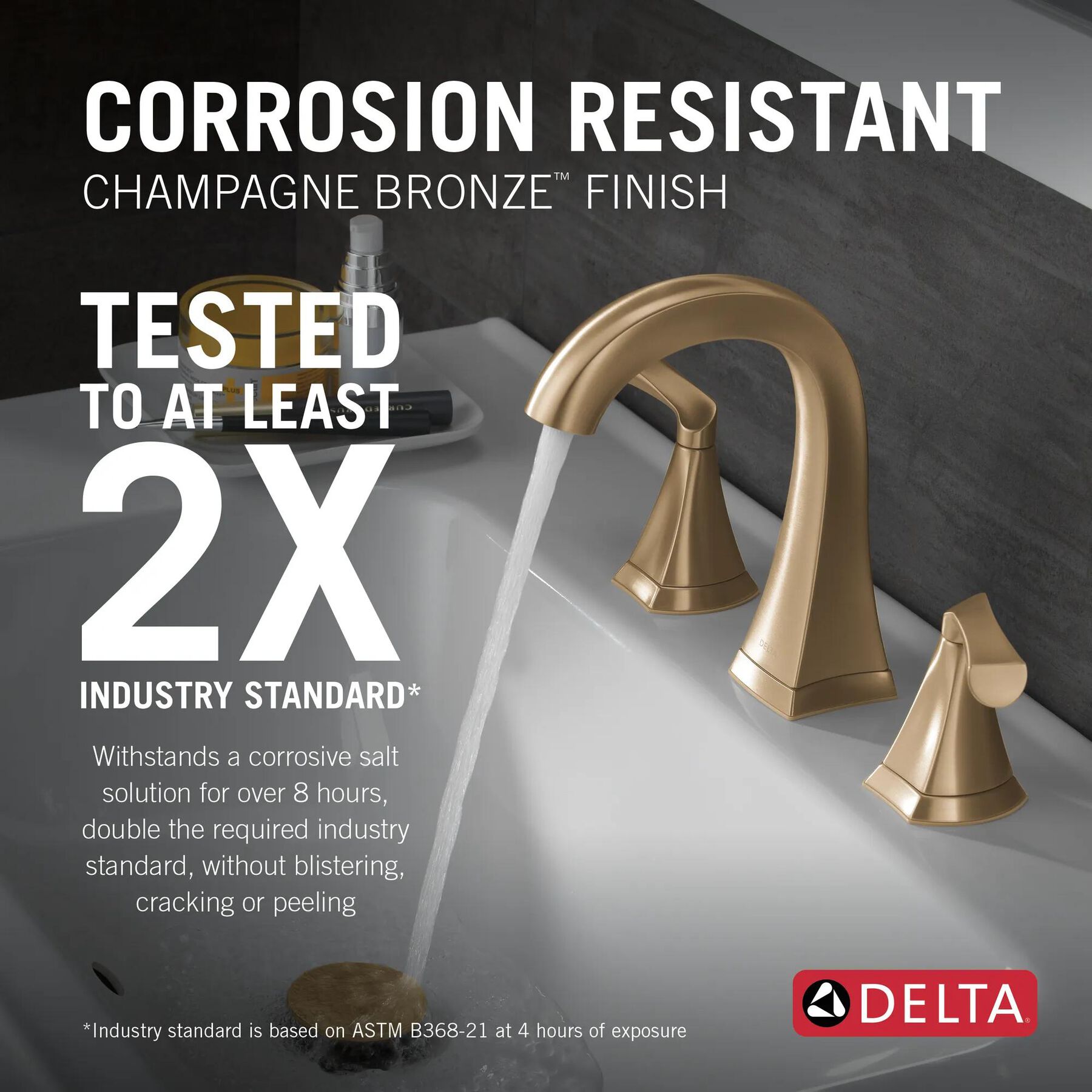 Two Handle Widespread Bathroom Faucet