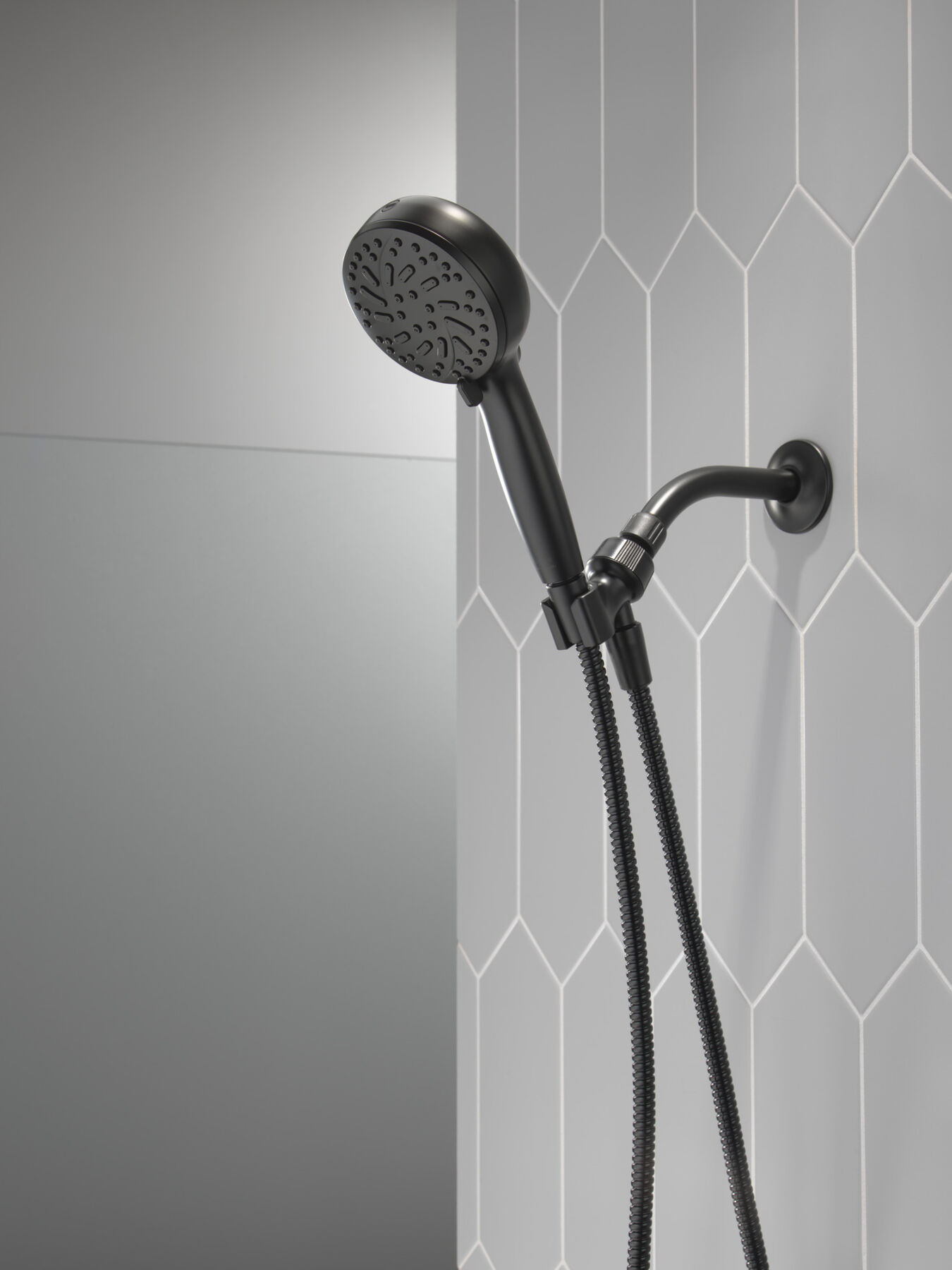 6-Setting Hand Shower with Cleaning Spray