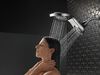 HydroRain&reg; H<sub>2</sub>Okinetic&reg; 5-Setting Two-in-One Shower Head
