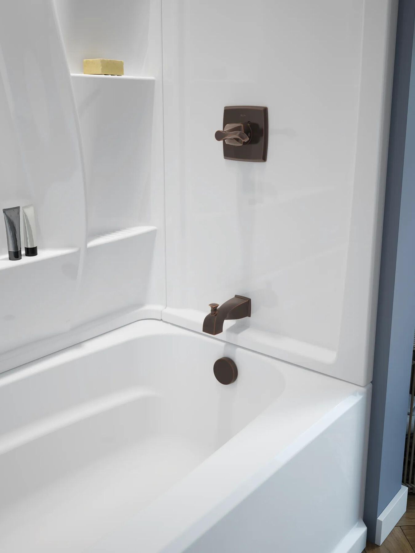 60" x 32" Bathtub - Right Drain