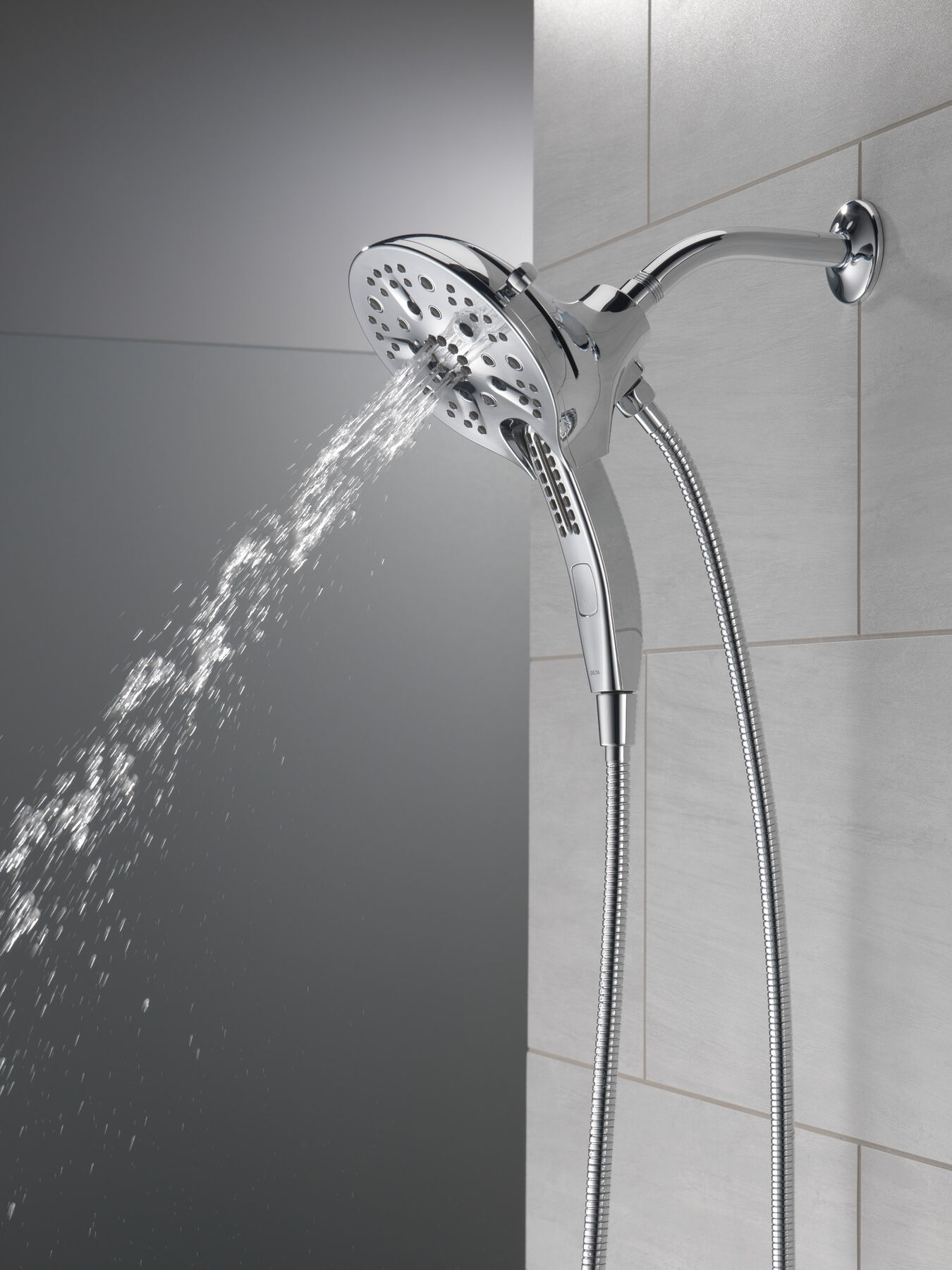 In2ition&reg; H<sub>2</sub>Okinetic&reg; 5-Setting Two-in-One Shower