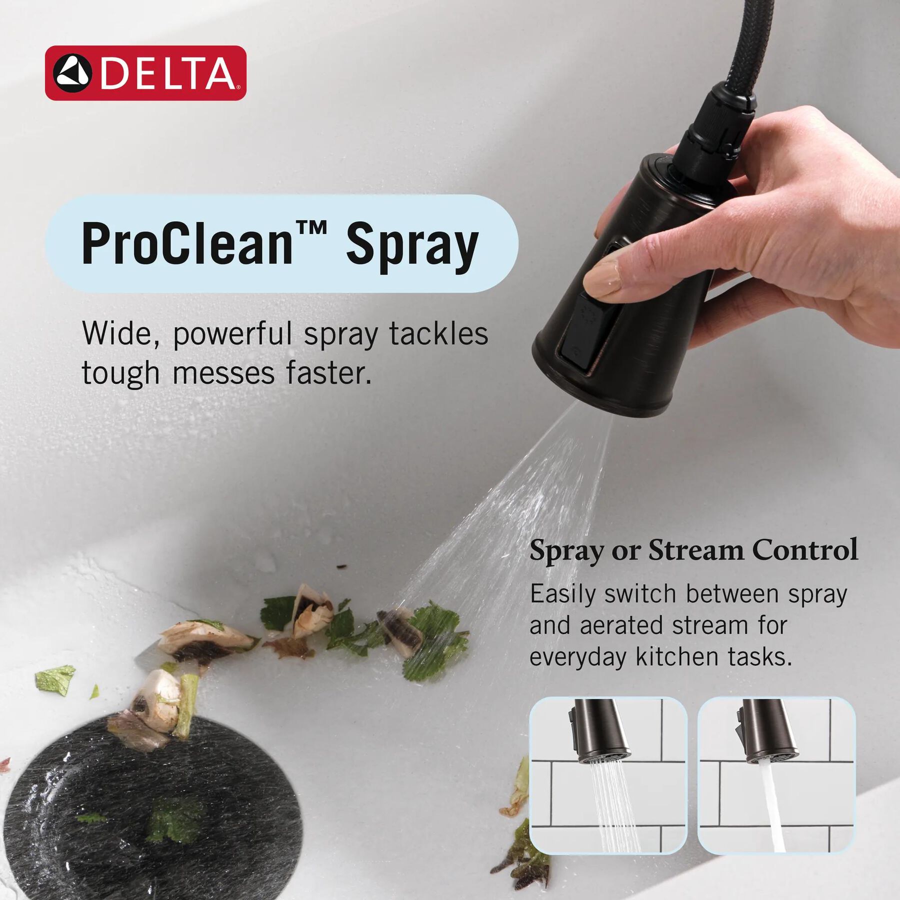 Touch<sub>2</sub>O&reg; Technology Kitchen Faucet with Touchless Technology