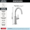 Contemporary Round Beverage Faucet