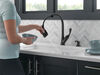Single Handle Pull-Down Kitchen Faucet with Soap Dispenser and ShieldSpray&reg; Technology