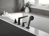 4-Hole Roman Tub Trim with Hand Shower (Recertified)