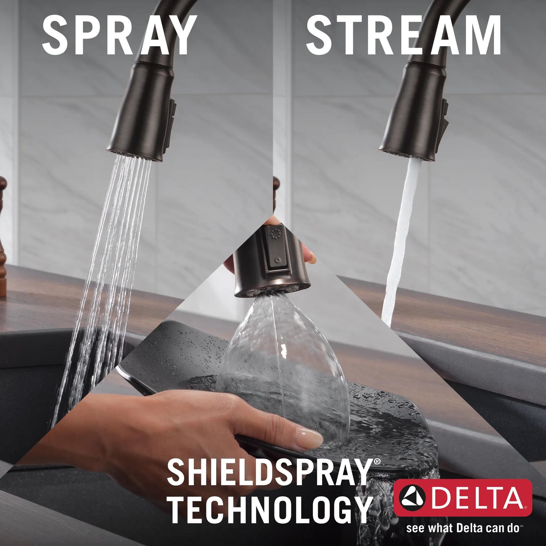 Single-Handle Pull-Down Kitchen Faucet with Touch<sub>2</sub>O&reg; Technology Technology