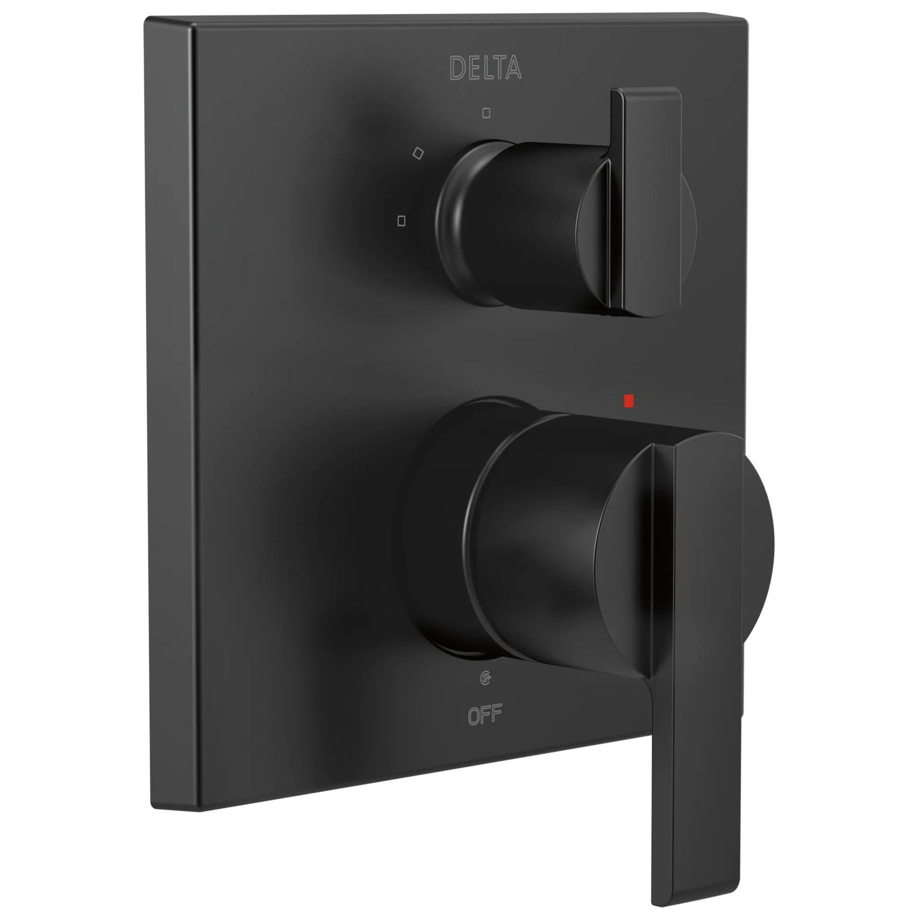Angular Modern Monitor&reg; 14 Series Valve Trim with 3-Setting Integrated Diverter